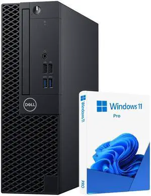 Dell OptiPlex 3070 SFF Business Desktop PC - Intel Hexa Core I5-8500 CPU Up to 4.10GHz | 16GB DDR4 RAM | 256GB NVMe SSD | HDMI | Free WiFi & Bluetooth Adapter | Pre-Installed Windows 11 Pro Computer