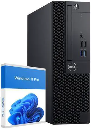 Dell OptiPlex 3070 SFF(Small Form Factor) Desktop PC - Intel Core I5 8th Gen CPU Up to 4.10Ghz - 16GB RAM - 1TB NVMe SSD - HDMI - Pre-Installed Windows 11 Pro Computer - Free Wireless Keyboard Mouse