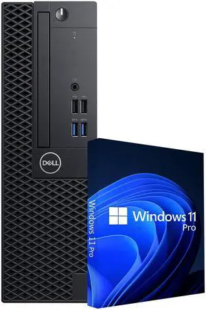 Dell OptiPlex 3070 SFF Windows 11 Pro Desktop Computer - Intel Hexa Core I5-8500 CPU Up to 4.10GHz | 16GB DDR4 RAM | 2TB NVMe SSD | HDMI | Free WiFi & Bluetooth Adapter