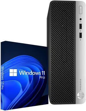 HP ProDesk 400 G6 SFF Windows 11 Pro Desktop PC - Intel Octa-Core I7-9700 CPU Up to 4.70 GHz | 16GB RAM | 512GB NVMe SSD | Free Wireless keyboard and mouse
