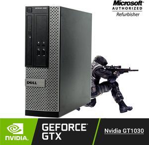 Gaming Computer PC Dell 3020 sff Desktop Intel i5-4570 4th Gen Quad Core 16GB RAM 500GB HDD Hard drive Inbuilt Nvidia GT1030 Graphics Video card HDMI Windows 10 Pro WiFi