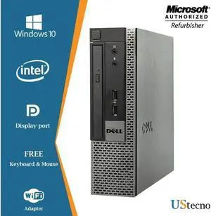 Dell Optiplex 790 USFF | Desktop PC | Core i5 2nd Gen 2400Ss @ 3.1 GHz (Upto 3.4 GHz) 8GB RAM | 512GB SSD / Bluetooth / USB 2.0 Win 10 Pro 64 Bit