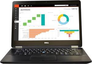 Dell Latitude E7470 Notebook |14" HD Display | Intel Core i7 6600U | Upto 2.60 Ghz | 16GB DDR4 | Memory | 256GB SSD | Webcam, Backlit Keyboard | HDMI | Windows 10 Pro- 64 Bit