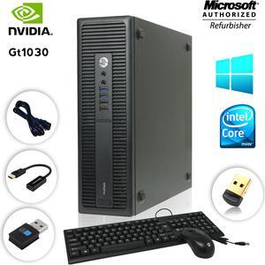 HP ProDesk 600 G2 Small Form Factor Gaming Desktop PC Intel Core i7 6th Gen( 3.20 GHz), NVIDIA GT 1030 (2 GB) Dedicated In-build Video Card, 8GB RAM, 512GB SSD Storage, Windows 10 Pro 64-bit, WIFI BT