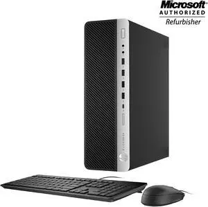 HP EliteDesk 800 G3 SFF (Small Form Factor) Desktop Core i5 6th Gen 6500 @ 3.20 Ghz (Upto 3.60Ghz) 8GB Memory (Support upto 64 GB Memory) 512GB SSD USB 3.0 Win 10 Home Free WiFi Adapter