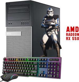 Dell OptiPlex 9020 Tower Gaming Computer PC Intel Quad Core i7 4th Gen 4770 3.40 GHz 32 GB RAM 1 TB New SSD AMD Radeon RX 550 4GB Win 10 Pro DVD-RW Wi-Fi With Free Gaming Keyboard and Mouse