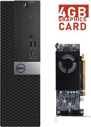 Gaming Desktop PC Dell Optiplex 7050 SFF i5 upto 3.60 Ghz 16GB DDR4 Memory 512GB SSD AMD Radeon RX 550 4GB Graphics Card (HDMI) Windows 10 Pro Wifi New Keyboard & Mouse