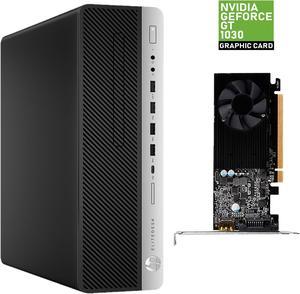 HP EliteDesk 800 G3 SFF Gaming Desktop Computer PC Intel Core i5 6500 Upto 3.60Ghz 8GB DDR4 RAM New 1TB SSD with NVIDIA Geforce GT 1030 2GB DDR4 -Windows 10 Pro, New Keyboard and Mouse