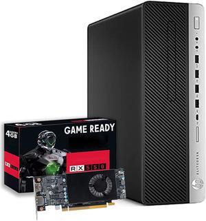 Gaming Desktop Computer HP EliteDesk SFF i7 6th Gen up to 4.0 GHz 1TB New SSD 16GB DDR4 RAM with AMD Radeon RX550 DDR5 Graphics Card (HDMI),WIFI , New Keyboard & Mouse, Windows 10 Pro