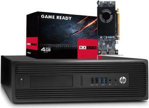 HP Workstation Gaming Desktop Computer SFF i7 6th Gen up to 4.00 GHz 1TB New SSD 16GB DDR4 RAM with AMD Radeon RX550 DDR5 Graphics Card (HDMI), WIFI, New Keyboard & Mouse,Windows 10 Pro
