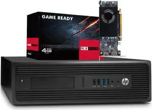 HP Gaming Desktop Computer SFF i5 6th Gen up to 3.6 GHz 1TB New SSD 16GB DDR4 RAM with AMD Radeon RX550 DDR5 Graphics Card (HDMI), WIFI, New Keyboard & Mouse,Windows 10 Pro