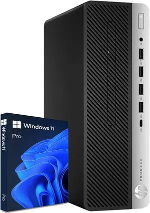 HP ProDesk 600G4 Desktop Computer | Hexa Core Intel i5-8500 | 16GB DDR4 RAM | 1TB SSD Solid State | Windows 11 Professional  | Home or Office PC
