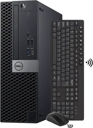 DELL Business Desktop OptiPlex 5060-SFF Intel Core i7-8700 32GB DDR4 1TB PCIe SSD Windows 11 Pro 64-bit Wireless Keyboard and Mouse WIFI