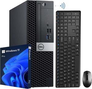 Dell OptiPlex 7060 Windows 11 Pro Desktop Computer SFF Intel 8th Gen i58500 Hexa Core32GB DDR4 Ram 1TB NVMe M2 SSD AX210 Builtin WIFI 6E  Bluetooth 52New Wireless Keyboard  MouseREFURB