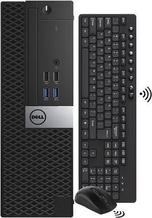 Dell OptiPlex 7040 SFF Desktop Computer PC Intel Quad Core i7-6700 3.20GHz AX200 Built-in WIFI 6 Bluetooth 16GB DDR4, 512GB NVMe M.2 SSD 2TB HDD HDMI Wireless Keyboard & Mouse Windows10 Pro (Renewed)