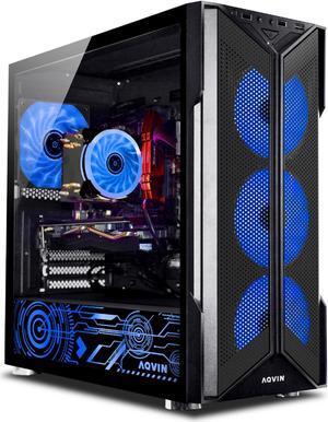 Gaming PC - AQVIN-AQ20 Tower(Intel Core i7| 32GB RAM| 1TB SSD| RTX 3060 12GB| Windows 10 Pro) RGB Keyboard Mouse