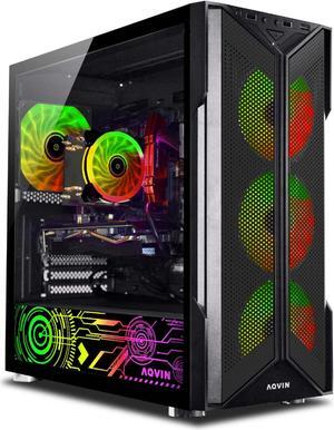 AQVIN-AQ20 Tower Gaming PC - RGB (Intel Core i7| 32GB RAM| 1TB SSD| GTX 1660 Super 6GB| Windows 11 Pro) Backlit keyboard and mouse