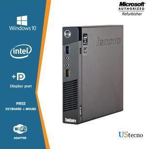 Lenovo Thinkcentre M93 Tiny Desktop Computer Intel Core i5 4570T 8GB 256GB SSD Windows 10 Professional New Free Keyboard, Mouse,Power cord,WiFi Adapter