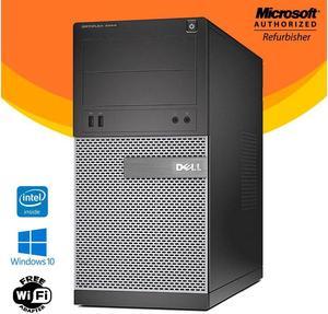 Grade A -Dell Optiplex 3020 Tower PC Computer  Core i5 4th Gen 4570 @ 3.20 Ghz (Upto 3.6Ghz ) 8GB NEW 256GB SSD  /USB 2.0 /DP Port Windows 10 Professional -64 Bit Free WiFi Adapter