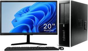 Office use computer HP Compaq Pro 6305 Small Form Factor (SFF) Computer AMD 8GB 1TB HDD|  20 inch Tecnii Monitor(HDMI) |Intel HD Graphics| Win 10 Home -64 Bit, Free WiFi Adapter