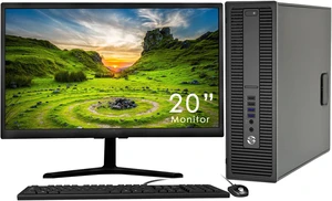 HP Professional desktop PC Computer 600 G1 (SFF) Core i5 4th Gen 4570 3.20Ghz (Upto 3.60Ghz) 16GB RAM 512GB SSD " 20 inch Tecnii Monitor (HDMI)" USB 3.0 Win 10 Pro New Wired KB & Mouse Combo HP Professional desktop PC Computer 600 G1 (SFF) Core i5 4th Gen 4570 3.20Ghz (Upto 3.60Ghz) 16GB RAM 512GB SSD " 20 inch Tecnii Monitor (HDMI)" USB 3.0 Win 10 Pro New Wired KB & Mouse Combo