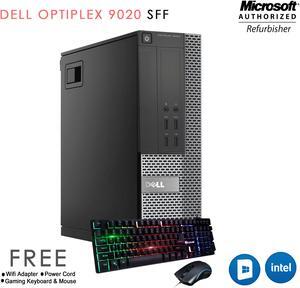 Dell Optiplex 9020 SFF| Desktop Core i5 4th Gen 4570| 3.20 Ghz (Upto 3.60 Ghz)|8GB Memory 1TB SSD | Gaming Keyboard & Mouse |Windows 10 Pro -64 Bit | WiFi Adapter