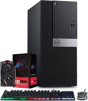 Dell OptiPlex Tower Computer | Intel I7 Hexa-core 8th GEN | 512GB NVMe SSD | 32GB RAM | RX 550 GPU | Windows 11 Pro | Gaming Desktop PC