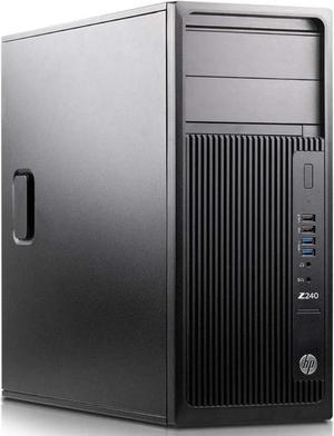 HP Z240 Tower Workstation Desktop PC Computer - Core i7| 16GB RAM| 256GB SSD|  Windows 10 Pro