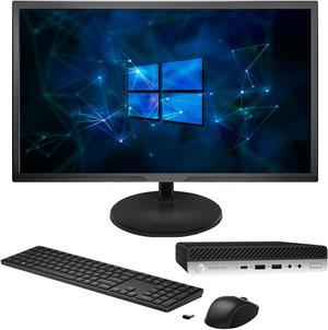 HP ProDesk 600 G4 Tiny Desktop Computer PC, Windows 11 Pro, Intel Core i5-8500T 8th Gen Processor, 8GB DDR4 RAM, 1TB SSD - New 22 inch Monitor