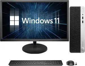 HP ProDesk 400 G5 SFF Business Desktop PC Computer, New 22 inch FHD Monitor, Intel Core i3-8100 8th GEN @3.60 GHz, 16GB DDR4 RAM, 256GB SSD, Windows 11 Pro,Bluetooth Adapter/WiFi/Keyboard & Mouse