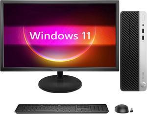 Refurbished Desktop PC HP ProDesk 400 G5 SFF Business Computer New 22 inch FHD Monitor Core i38100 8th GEN 32GB RAM 512GB SSD Windows 11 Pro Intel ProcessorBluetooth AdapterKeyboard  Mouse