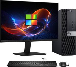 Dell OptiPlex 3060/5060/7060 SFF Desktop Computer With  24 Inch High Pixel Rate Monitor HDMI - Intel Core I5-8500 Processor Upto 4.10 GHz 8GB DDR4 RAM Blazing Fast 1TB NVMe SSD Windows 11 Pro WiFi