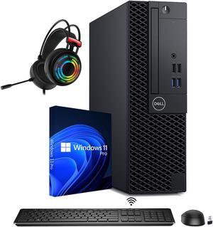 Dell OptiPlex 5060/7060 SFF Desktop Computer with  Gaming Headset  - Intel Core I7 8th Gen 8700 Processor Upto 4.60 GHz with 6 physical core 32GB DDR4 RAM 1TB NVMe SSD Windows 11 Pro WiFi - HDMI