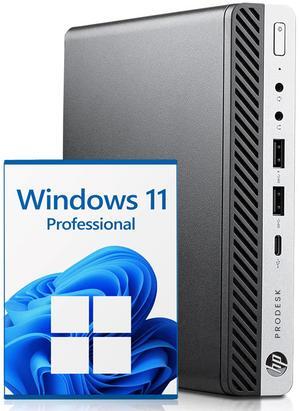 HP ProDesk 600 G5 Micro mini PC - Intel Core I5 Processor Up to 3.70GHz/ 32GB RAM/ 512GB NVMe SSD/ Windows 11 Pro Business Tiny Computer