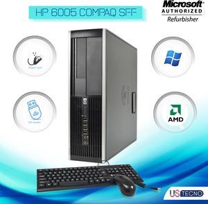 HP Grade A Compaq Pro 6305 Small Form Factor Computer, AMD PROCESSOR, RAM-8GB, 250GB HDD, Windows 10 Pro 64-bit