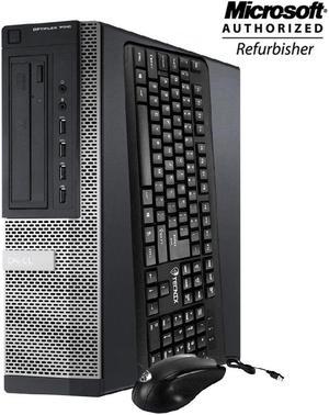 Dell Optiplex 7010 Desktop Computer Intel Core i5 3470 8GB 500GB HDD DVD Windows 10 Professional New Keyboard, Mouse,Power cord,WiFi Adapter