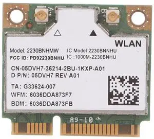 HighZer0 Electronics Wireless-N 2230 Half Mini PCIe Network Card | 300 Mbps with Bluetooth Support | HMC WLAN Replacement Part 2230BNH Wi-Fi Card 2230BNHMW