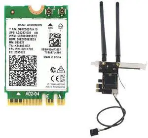 AX200 Desktop Wi-Fi Kit | 2.4 Gbps | Bluetooth 5.2 Support | PCIe x4 | Wi-Fi 6 Wireless-AX No vPro AX200NGW