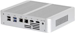 4K Mini PC, Intel Core I5 1035G1 1035G4, HUNSN BM26, Small Computer, Server, HTPC, WiFi, BT, 2 x HDMI, 2 x LAN, Optical, 4G Support, Barebone, NO RAM, NO Storage, NO System