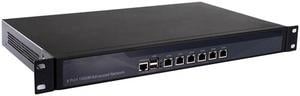 Firewall, VPN, 19 Inch 1U Rackmount, Mikrotik, OPNsense, Intel Core I5 3340M, NRS11, Network Appliance, Router PC, AES-NI/6 Intel Gigabit Lan/2USB/COM/VGA/Fan,(4G RAM/32G SSD)