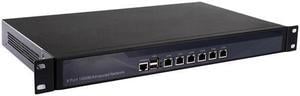 Firewall, VPN, 19 Inch 1U Rackmount, Mikrotik, Intel Core I5 2430M, NRS11, Network Appliance, Router PC, AES-NI/6 Intel Gigabit Lan/2USB/COM/VGA/Fan, (Barebone, NO RAM, NO Storage, NO System)