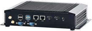 Industrial Embedded PC, Mini Computer, Intel Core I5 1035G1, HUNSN IM09, IPC, Windows 11 Pro or Linux Ubuntu, WOL, PXE Supported, 2 x LAN, 2 x HDMI, 2 x COM, Smart Fan, 32G RAM, 1TB NVME SSD