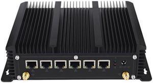 Micro Firewall Appliance, Intel Core I3 8140U, HUNSN RC02k, Mini PC, VPN, Router PC, AES-NI, 6 x 2.5GbE I225-V, 4 x USB, HDMI, Console, Barebone, NO RAM, NO Storage, NO System