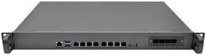 1U Firewall Appliance 10GbE, Intel Core I3 9100, HUNSN RZ06k, VPN, Network Rackmount, 8 x Intel I210 Gigabit, 4 x SFP+ XL710 BM1 10000Mbps, Barebone, NO RAM, NO Storage, NO System