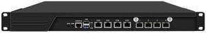 HUNSN 1U 19 Inch Rack Mount Firewall Appliance, Intel N200, RJ55, VPN, Network Router, AES-NI, 8 x 226-V 2.5GbE LAN, Console, VGA, GPIO, SIM Slot, Barebone, NO RAM, NO Storage, NO System