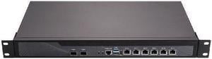 HUNSN 1U Rackmount Firewall Hardware, pFsense, OPNsense I3 13100, RS48,, Mikrotik, VPN, Network Appliance, 6 x 2.5Gbe LAN, 2 x SFP+ 82599ES 10Gbe, COM, VGA, 0 RAM, 0 Storage, Barebone No System