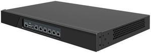 HUNSN 1U Firewall Network Security Appliance, pFSense, Mikrotik, Core I3 N305, RJ08, OPNsense, VPN, Router PC, AES-NI, 6 x 2.5GbE I226-V LAN, Console, VGA, 0 RAM, 0 Storage, Barebone No System
