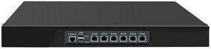 HUNSN 1U Firewall Hardware Network Security Appliance, pFSense, Untangle, Atom D525, RJ08, Mikrotik, OPNsense, VPN, Router PC, 6 x 82583V 82574L, Console, VGA, 0 RAM, 0 Storage, Barebone No System
