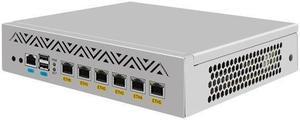 HUNSN 9 Inches Firewall Network Security Appliance, PFSense, Untangle, I3 3217U, RJ64, Mikrotik, OPNsense, VPN, Router PC, 6 x I211 I210 LAN, Console, VGA, 0 RAM, 0 Storage, Barebone No System