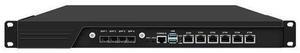 HUNSN 1U Firewall Appliance 10GB, PFSense, Mikrotik, Core I5 12400, RJ59, OPNsense, VPN, Network Rackmount, H61 / B660, 6 x 2.5GbE I226-V, 4 x SFP+ XL710, 4G RAM, 32G SSD